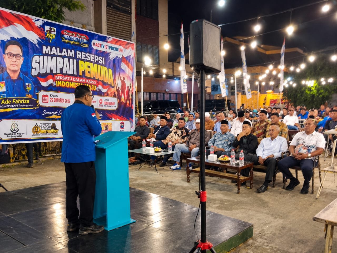 Malam Resepsi Sumpah Pemuda, KNPI Tanjung Balai Usung Thema “PEMUDA BERSATU, KNPI MAJU, TANJUNG BALAI EMAS”